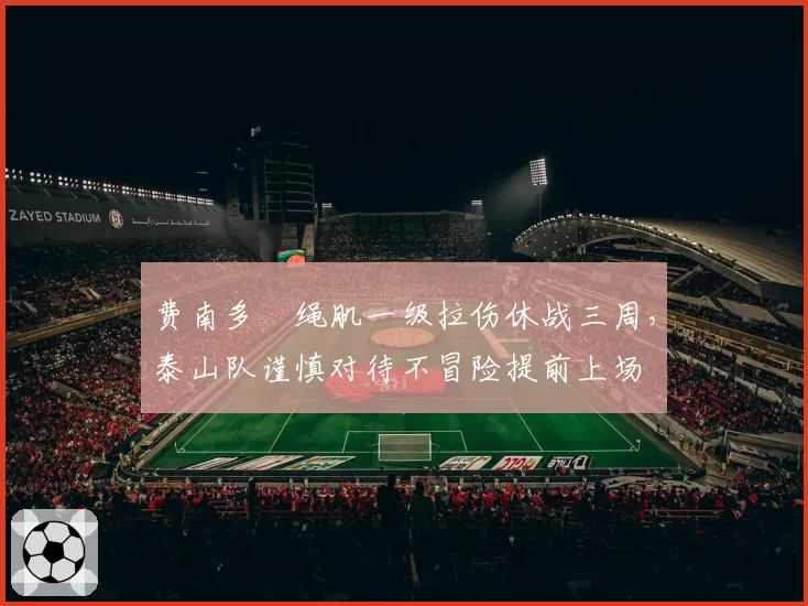 费南多腘绳肌一级拉伤休战三周，泰山队谨慎对待不冒险提前上场